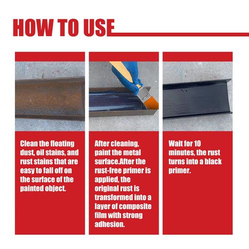 Anti-rust primer Corrosion primer Automobile rust converter Metal renovation Loose anti-rust water remover