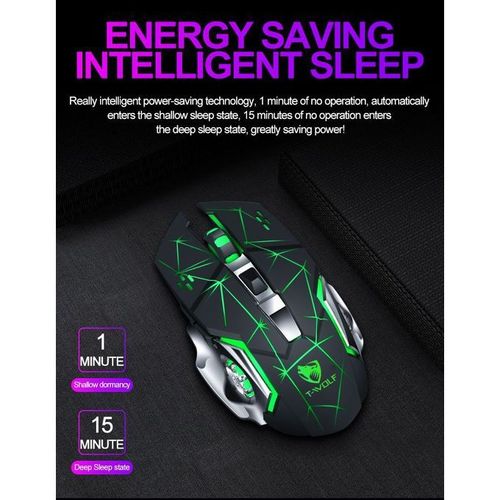 T-Wolf Thunder Wolf Q13 Charging Mute Wireless Mouse