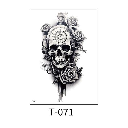 10 pcs different patterns Flower arm tattoo stickers new ins style colorful totem tattoo stickers waterproof long-lasting for men and women time tattoo stickers