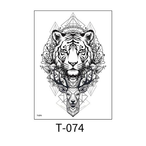 10 pcs different patterns Flower arm tattoo stickers new ins style colorful totem tattoo stickers waterproof long-lasting for men and women time tattoo stickers