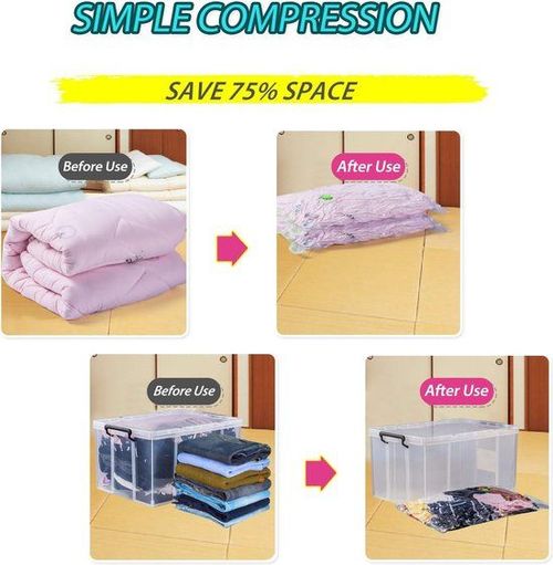 Vacuum Clothes Organiser Space Saving Bag