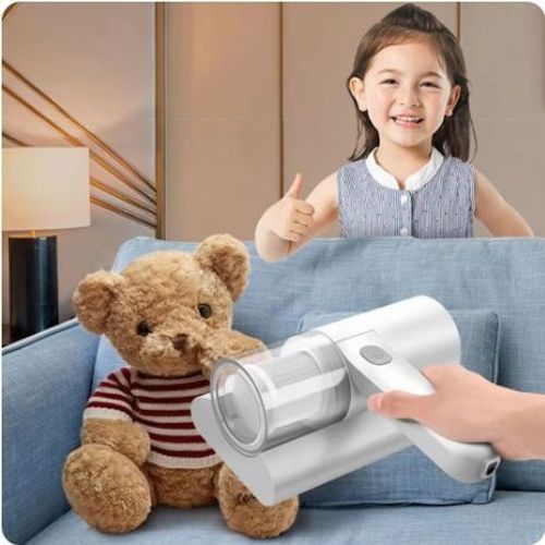 Handheld Mite Removal Machine Cordless Handheld Vacuum Cleaner USB Rechargeable Mite Remover Brush for Bed and Sofa Pillow