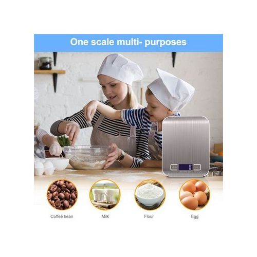 Rechargeable Kitchen Digital Food Scale 10KG-1g Measuring