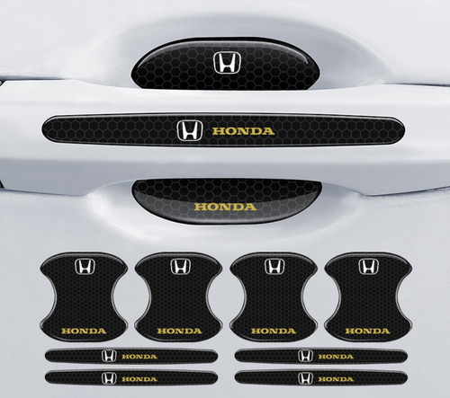 Car reflective door bowl handle protective sticker prismatic new anti-collision strip anti-scratch collision wear-resistant