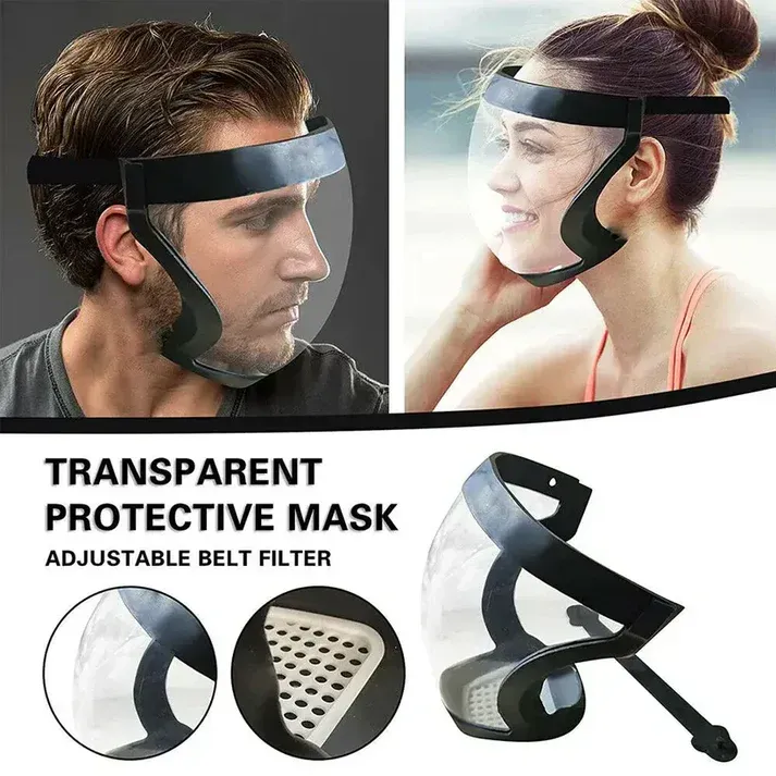 Horse head full face protection anti-spray mask anti-fog anti-splash personalized head-mounted glasses space ball shaped goggles