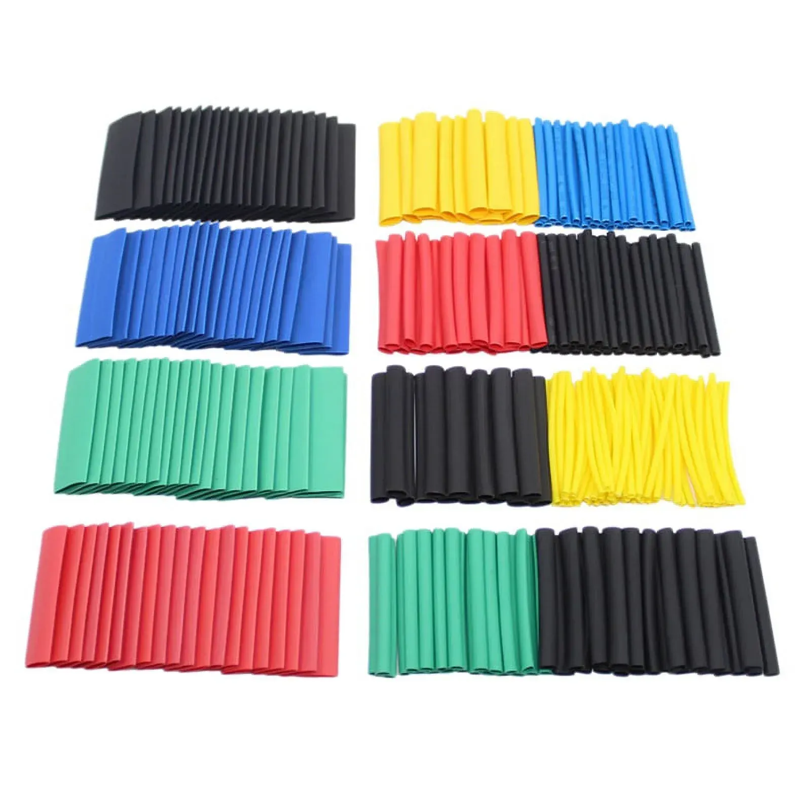 280 Pcs General Purpose Assorted Color Electrical Insulation Heat Shrink Tubing Box Kit
