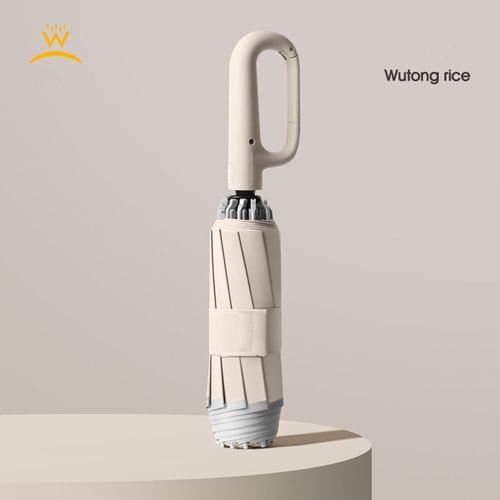 Ring buckle umbrella, Reflective Safety Strip, Sturdy Windproof, Travel Portable