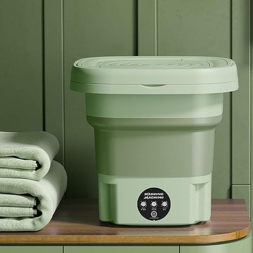 Portable Washing Machine, Foldable Mini Washing Machine, Small Washer for Baby Clothes, Underwear or Small Items, Apartment, Laundry, Camping, RV, Travel, Underwear, Personal, Baby