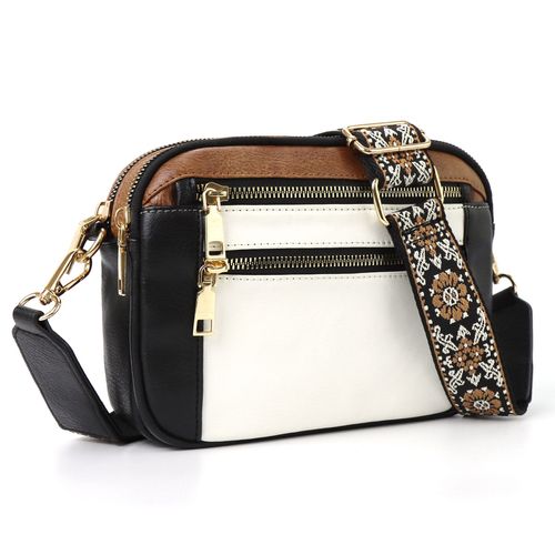 🔥Handmade Colorful Straps Crossbody Leather Bags & Purse💖