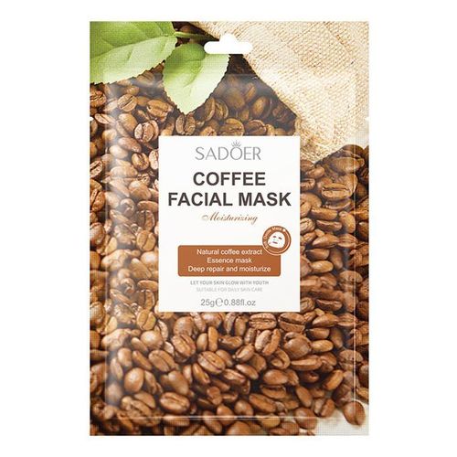 SADOER 6Pcs Cyan Java Chip Bis Facial Mask Fruit Fruity Muka Fresh Fruit Extract Essence Moisturiz-ing Facial Mask 25g