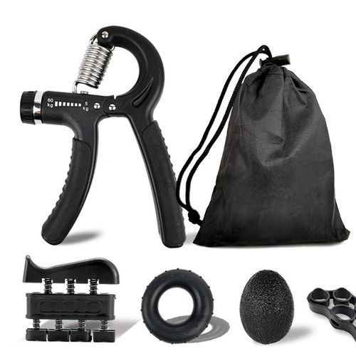 Grip Strength Training Five-piece Hand Strength Training Silicone Five-Finger Grip Ball Grip Ring Combination Set