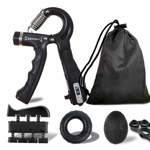 Grip Strength Training Five-piece Hand Strength Training Silicone Five-Finger Grip Ball Grip Ring Combination Set