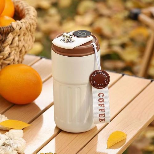 🎄 - Coffee Thermos With Temperature Display