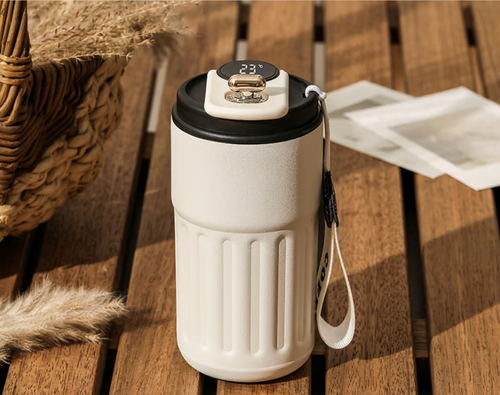 🎄 - Coffee Thermos With Temperature Display