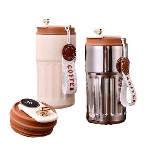 🎄 - Coffee Thermos With Temperature Display