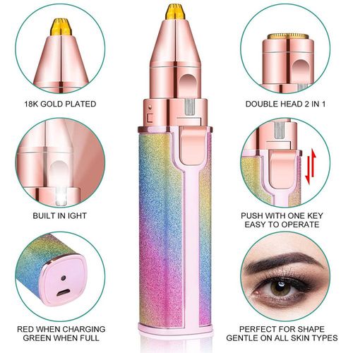 2 in 1 Electric Eyebrow Trimmer And Shaver