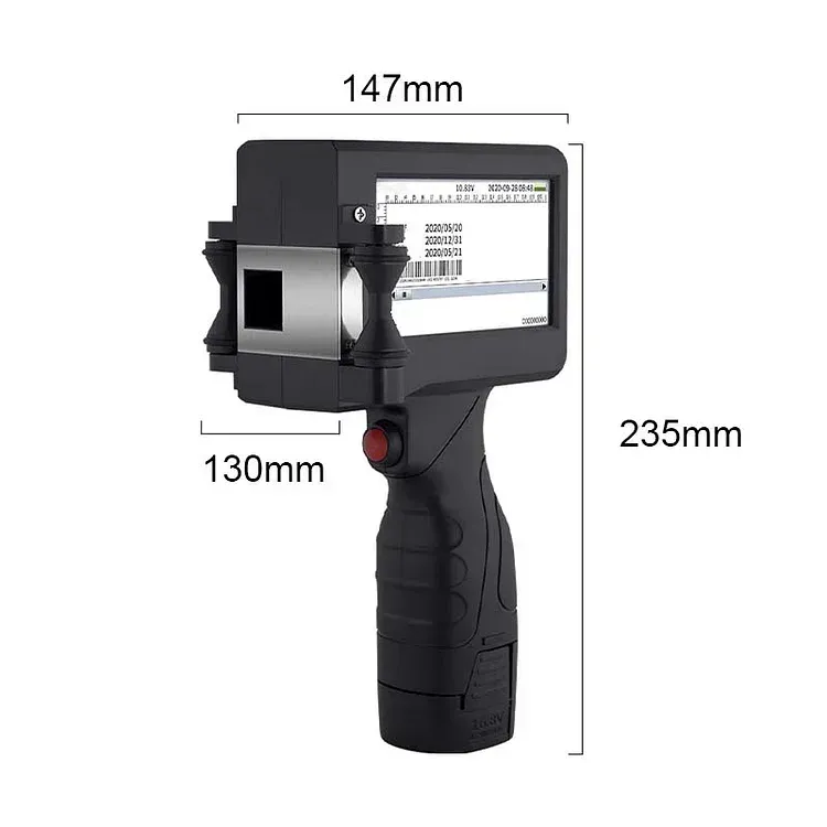 Handheld small inkjet printer