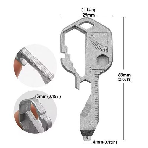 24 in 1 Key shaped pocket tool-Multicolor Gifts