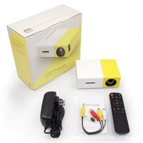 YG-300 LED Mini Projector 480x272 Pixels Supports 1080P HDMI USB Audio Portable Home Media Video Player