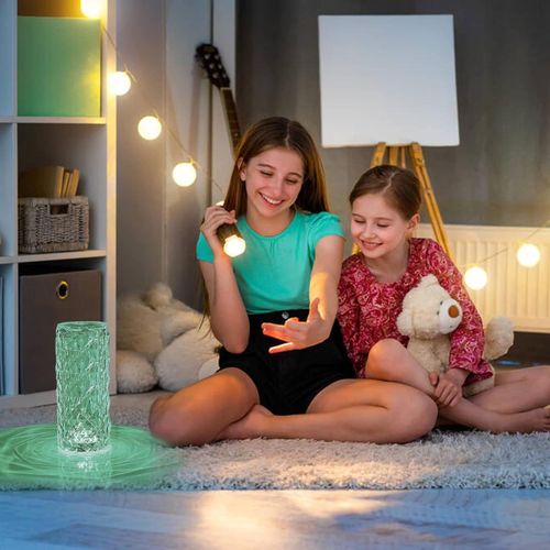 Crystal Rose Lamp