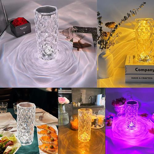 Crystal Rose Lamp