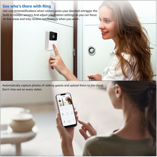 Wireless Video Doorbell With Camera