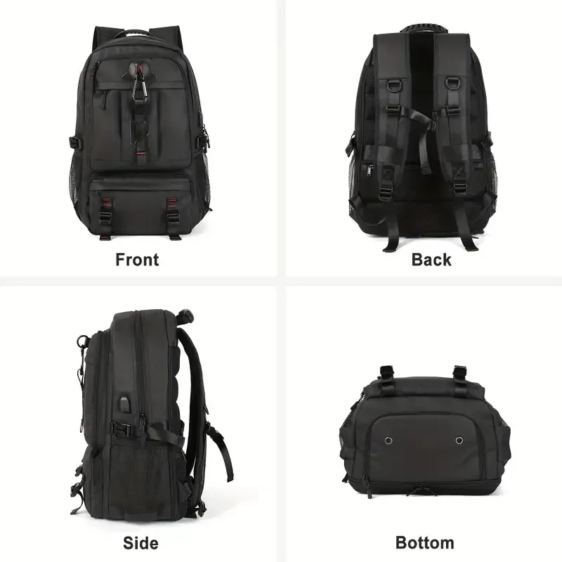 Backpacks for men and women with shoe compartment