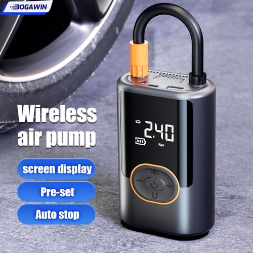 Tire Inflator Portable Air Compressor for Car Tires - 150PSI Fast Inflate Smart Air Pump Quiet for Car, Motorcycle, Bike, Ball, with Digital Tire Pressure Gauge & Air Inflator Kit