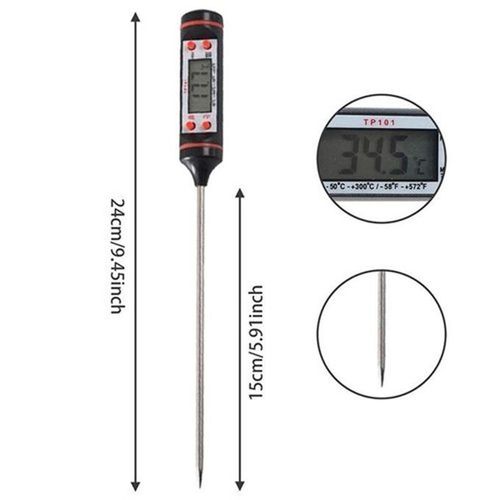 Food Drink Thermometer Kitchen Digital Thermometer BBQ Bake
