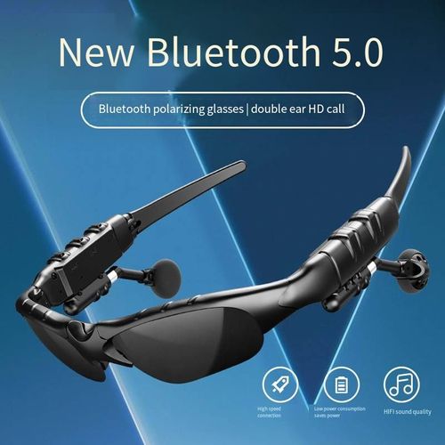Private model smart Bluetooth glasses with black technology, can make calls and listen to music, outdoor UV protection