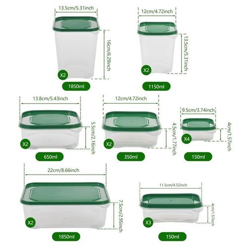17in1 Plastic Food Storage Containers