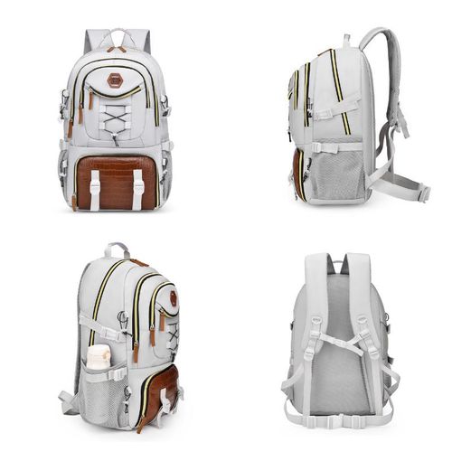 New high-looking casual backpack, large capacity, high-end travel bag, mountaineering bag, Oxford cloth backpack