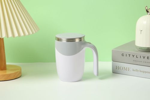 Fully automatic USB charging mixing cup office lazy portable coffee mixing cup stainless steel smart mixing cup