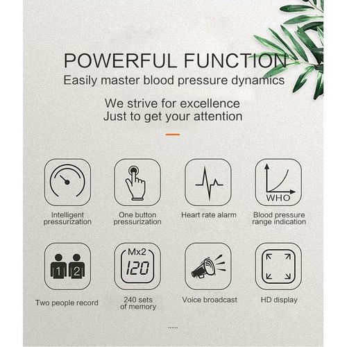 Blood Pressure Monitor Health Monitors Heartbeat BP Monitors