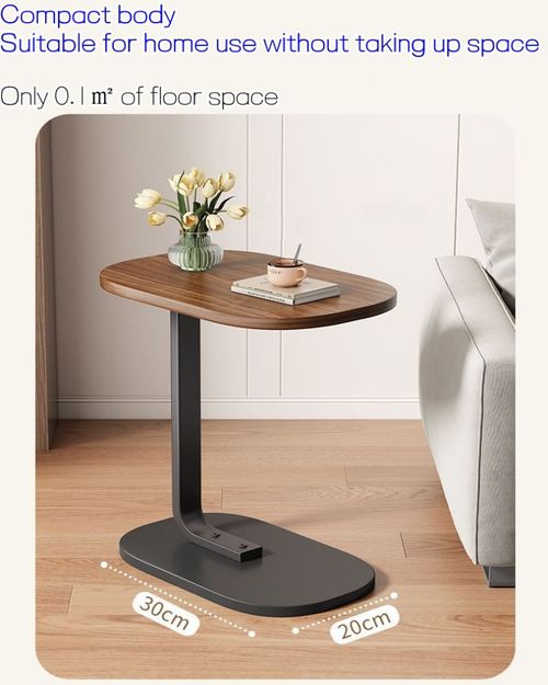 C-shaped movable small table