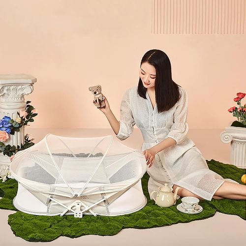Baby Bedside Crib,baby bedside sleeper,foldable Travel Bassinet,Portable Baby Bassinet,bedside Bassinet For Baby,baby Bassinets Bedside Sleeper,with Mosquito Net Lightweight Washable Foldable