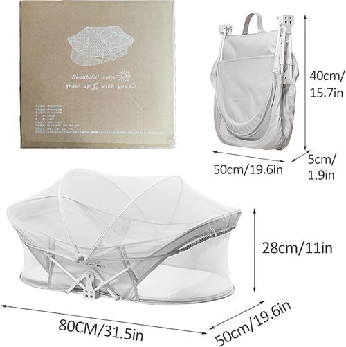 Baby Bedside Crib,baby bedside sleeper,foldable Travel Bassinet,Portable Baby Bassinet,bedside Bassinet For Baby,baby Bassinets Bedside Sleeper,with Mosquito Net Lightweight Washable Foldable