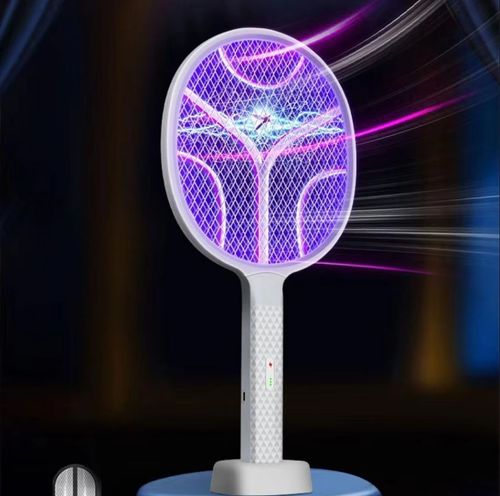 Electric Mosquito Swatter Pp Material Three-in-one Usb Charging Rechargeable Lithium Battery Mosquito Repellent Fly Swatter