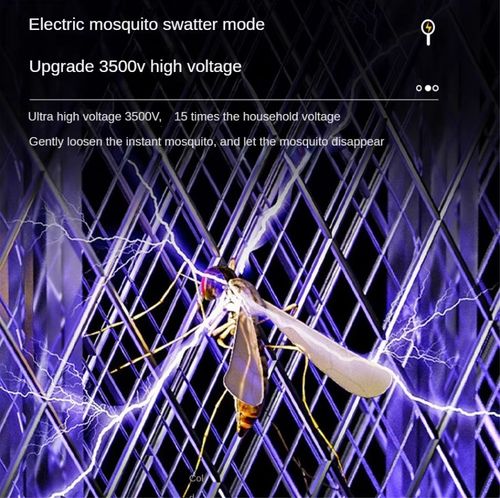 Electric Mosquito Swatter Pp Material Three-in-one Usb Charging Rechargeable Lithium Battery Mosquito Repellent Fly Swatter