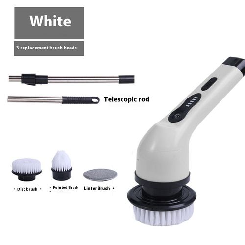 Electric cleaning brush cordless electric mop replacement brush head artifact tile floor seam bathroom toilet The floor washing machine