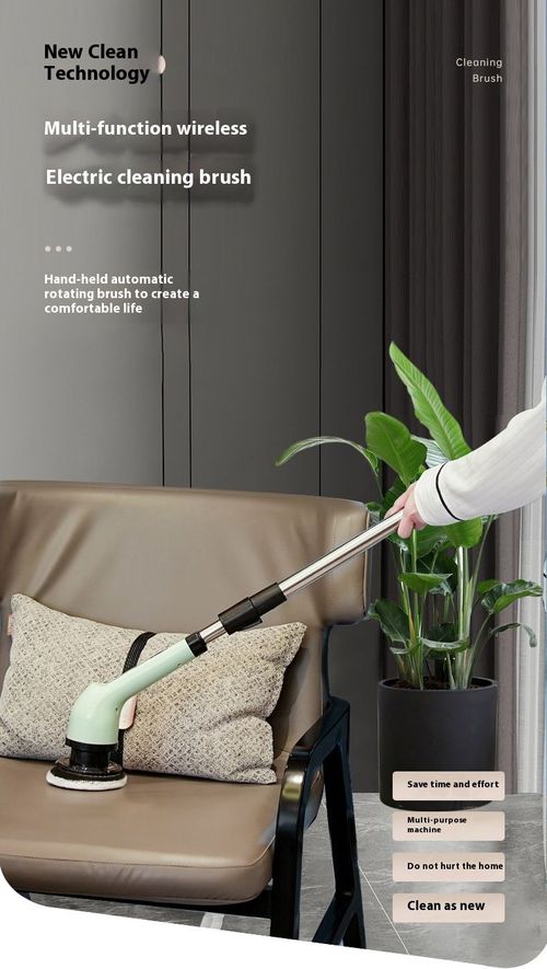 Electric cleaning brush cordless electric mop replacement brush head artifact tile floor seam bathroom toilet The floor washing machine