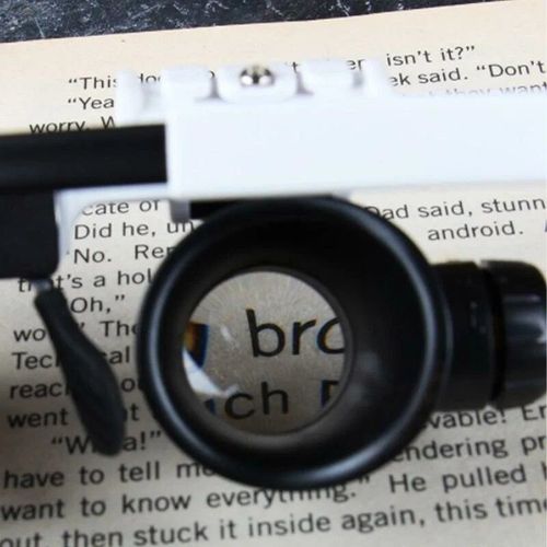 GLEAVI Retractable Lens Magnifier 1pc Led Magnifying Glass Metal Lens Antique Work Watch Repair Magnifier