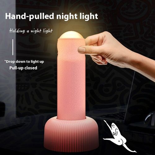 Rechargeable hand-operated night light bedroom bedside sleep light ambient light desktop funny creative life day gift