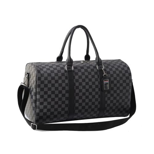 SEase Leisure Travel Bag Large-Capacity Luggage Bag Plaid Bag Portable Pending Storage Bag Large Gym Bag Luggage for Travel, Sports