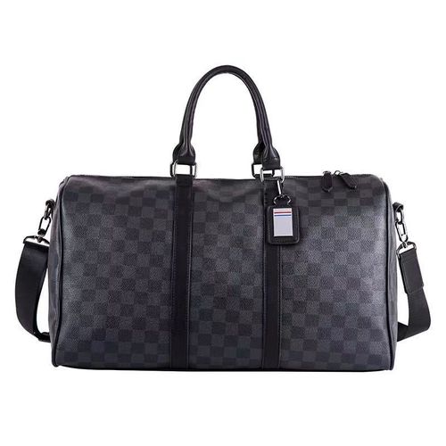SEase Leisure Travel Bag Large-Capacity Luggage Bag Plaid Bag Portable Pending Storage Bag Large Gym Bag Luggage for Travel, Sports