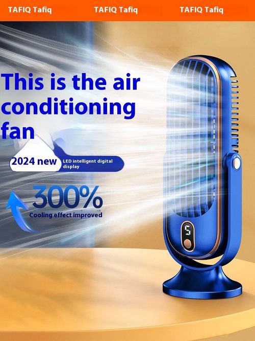 Refrigeration small air conditioning fan desktop fan silent usb desktop mini student dormitory portable large wind fan