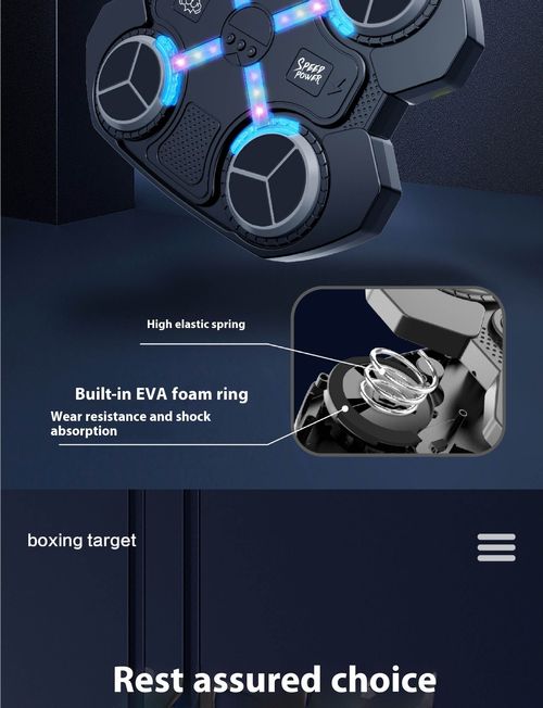 Children's smart music boxing target electronic Bluetooth trainer sports fitness boy toy