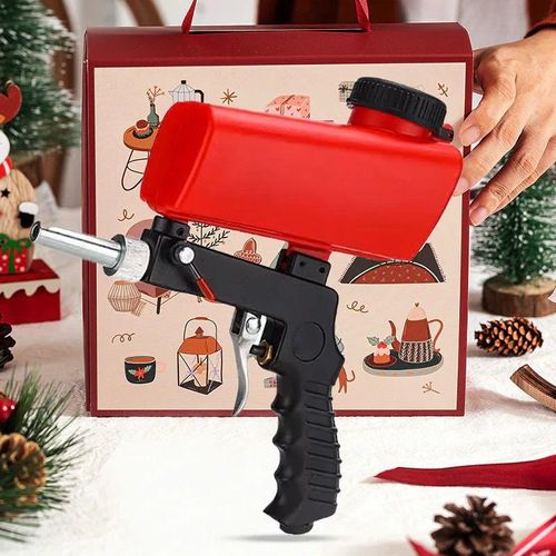 Portable pneumatic sandblasting