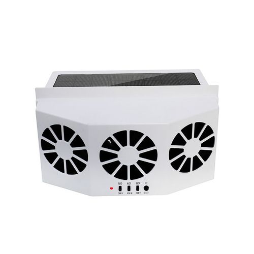 Solar Car Fan Auto Power Air Vent Fan for Car,portable Saving Energy Vehicle Window Cooler Fan, Car Exhaust Fan Cooler Circulate Ventilator ,suitable for Most Cars
