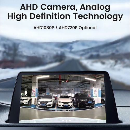 360°Rotatable  AHD 1080P Backup Camera for Car Truck Back Up Camera for Cars RV Front Rear View Reverse Camera Super Night Vision IP69K Waterproof Parking Assist Universal 170° Wide Angle12V-24V